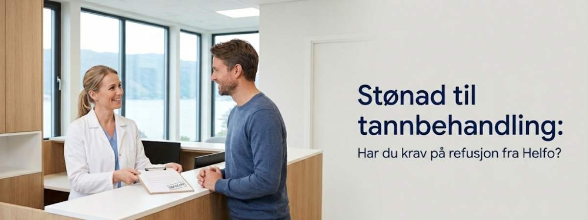 Stønad til tannbehandling: Har du krav på refusjon fra Helfo?
